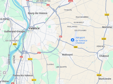 carte emplacment showroom